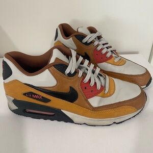 Nike Classic Brown and White Shoes